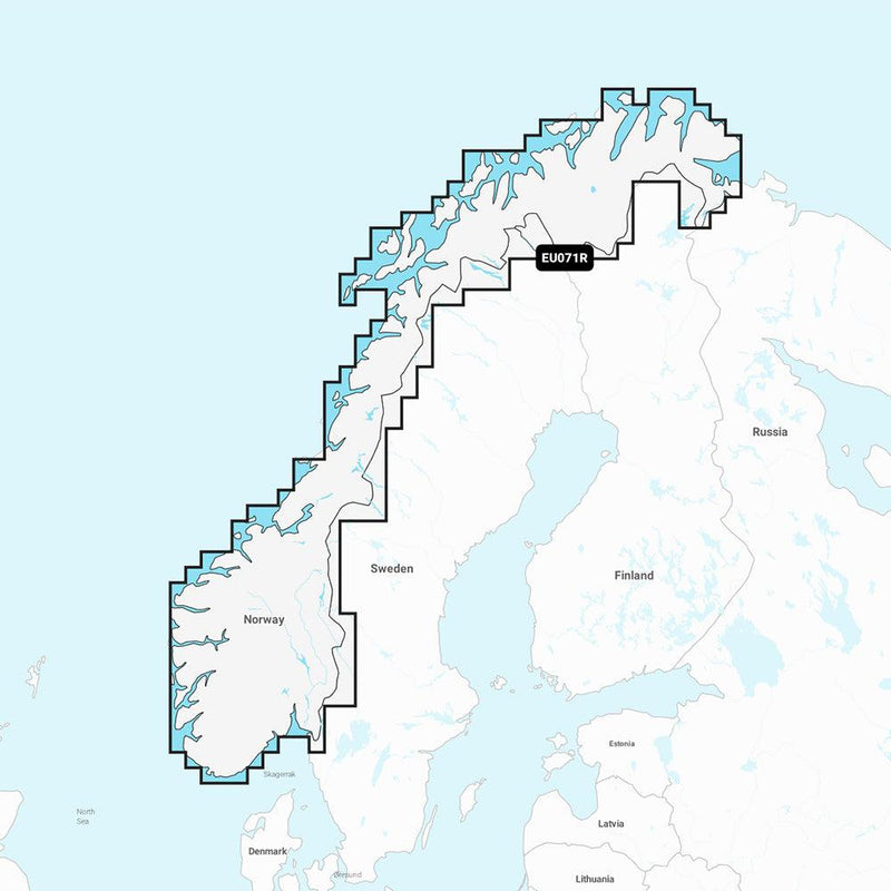 Garmin Navionics Vision+ NVEU071R - Norway, Lakes  Rivers - Inland Marine Chart [010-C1266-00] - Essenbay Marine