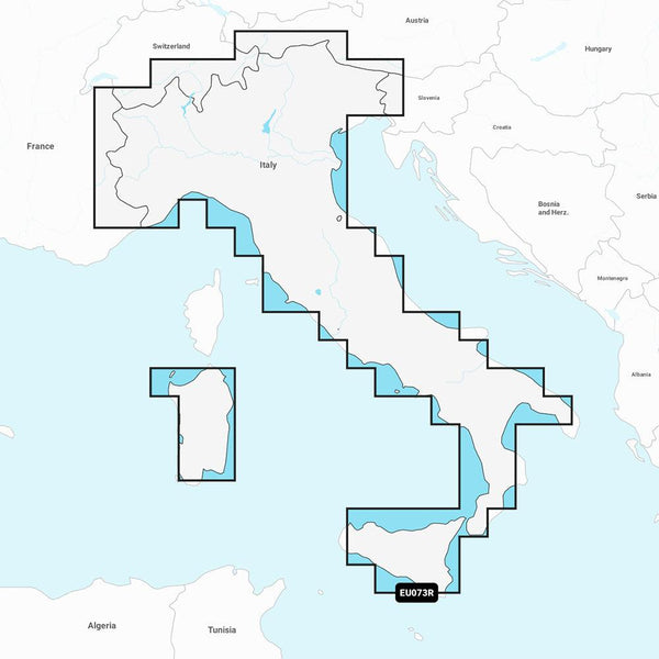 Garmin Navionics Vision+ NVEU073R - Italy, Lakes  Rivers - Marine Chart [010-C1268-00] - Essenbay Marine