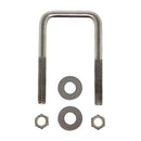 C.E. Smith Zinc U-Bolt 7/16"-14 X 3-1/8" X 3" w/Washers  Nuts - Square [15252A] - Essenbay Marine