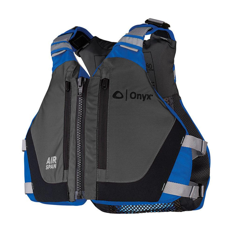 Onyx Airspan Breeze Life Jacket - XS/SM - Blue [123000-500-020-23] - Essenbay Marine