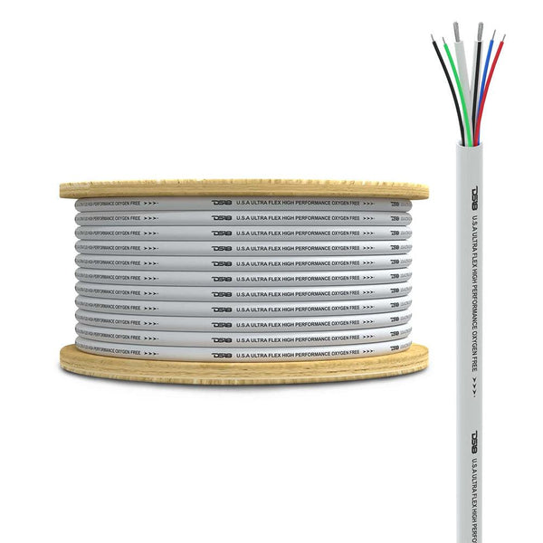 DS18 Marine Tinned OFC 18GA RGB Wire w/16GA Speaker Wire - 100 Spool [MOFC16/18GA-100SWRGB] - Essenbay Marine