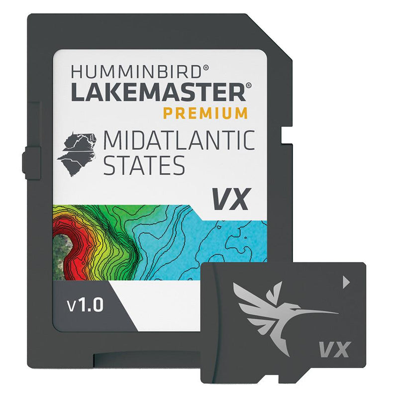 Humminbird LakeMaster VX Premium - Mid-Atlantic States [602004-1] - Essenbay Marine