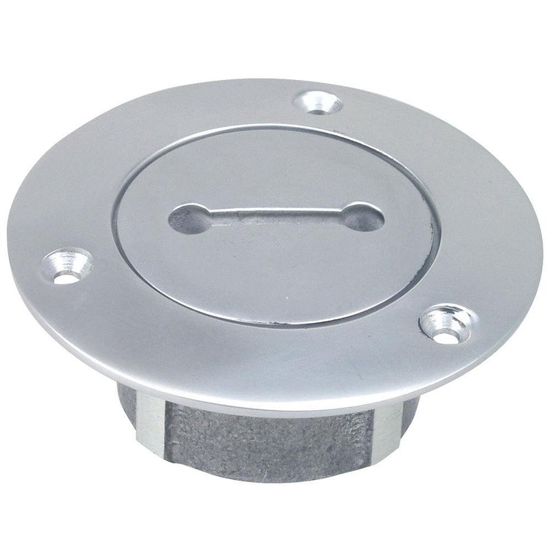 Perko 1" Chrome Unmarked Pipe Deck Plate [0528006CHR] - Essenbay Marine