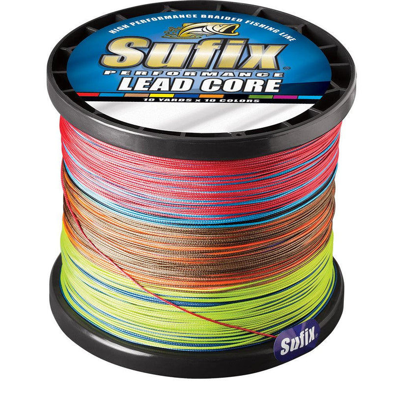 Sufix Performance Lead Core - 12lb - 10-Color Metered - 600 yds [668-312MC] - Essenbay Marine