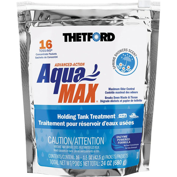 Thetford AquaMax Holding Tank Treatment - 16 Toss-Ins - Spring Shower Scent [96631] - Essenbay Marine
