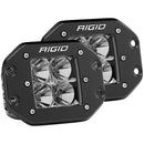RIGID Industries D-Series PRO Flood Flush Mount Black Light - Pair [212113] - Essenbay Marine