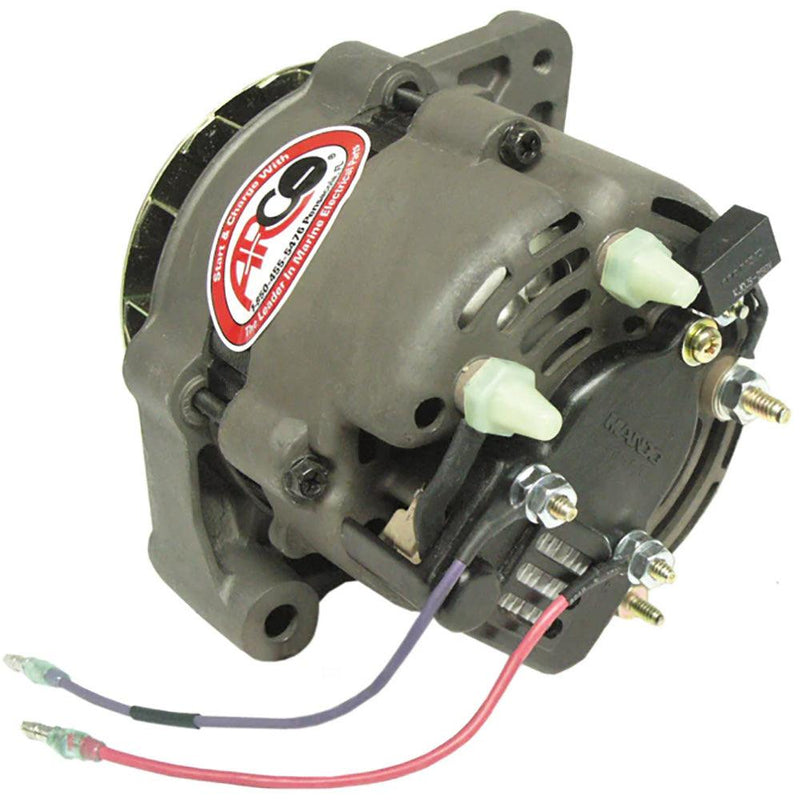 ARCO Marine Premium Replacement Alternator w/Single Groove Pulley - 12V, 55A [60050] - Essenbay Marine