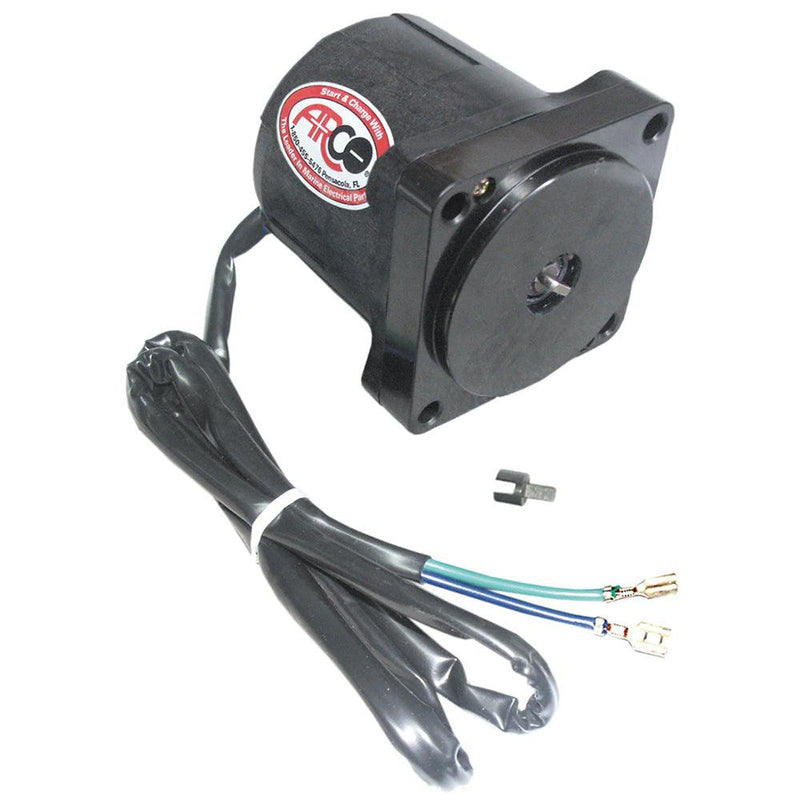 ARCO Marine Replacement Johnson/Evinrude Tilt Trim Motor - 2-Wire, 4 Bolt, Flat Blade Shaft [6241] - Essenbay Marine