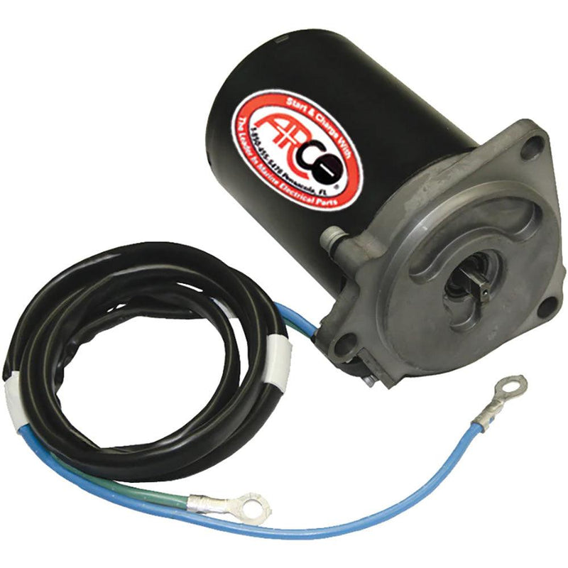 ARCO Marine Replacement Outboard Tilt Trim Motor - Yamaha, 2-Wire, 3 Bolt, Flat Blade Shaft [6263] - Essenbay Marine