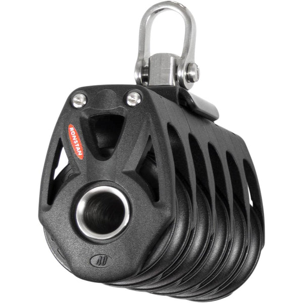 Ronstan Series 40 Orbit BB Quin Block w/Swivel Shackle [RF48500] - Essenbay Marine