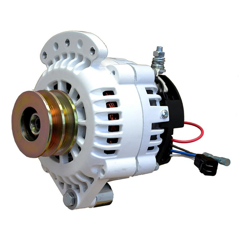 Balmar Alternator 100 AMP 12V 1-2" Single Foot Spindle Mount Dual Vee Pulley w/Isolated Ground [621-100-DV] - Essenbay Marine