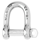 Wichard Not Self-Locking D Shackle - 14mm Diameter - 9/16" [01207] - Essenbay Marine