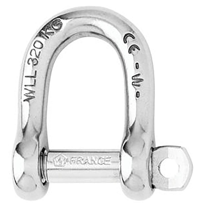 Wichard Not Self-Locking D Shackle - 14mm Diameter - 9/16" [01207] - Essenbay Marine