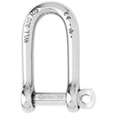Wichard Self-Locking Long D Shackle - 10mm Diameter - 13/32" [01215] - Essenbay Marine