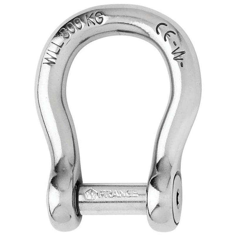 Wichard Self-Locking Allen Head Pin Bow Shackle - 6mm Diameter - 1/4" [01343] - Essenbay Marine