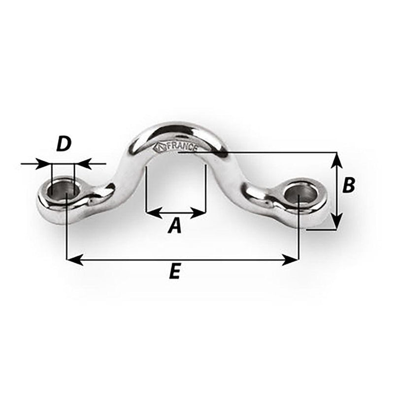 Wichard Eye Strap - 4mm Diameter - 5/32" - 30mm Spacing - 1-17/64 [09201] - Essenbay Marine