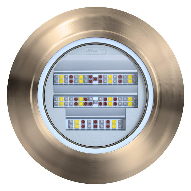 OceanLED Explore E7 Thru Hull - 40 Degree Angle - RGBW Colors DMX [E7TH049CD] - Essenbay Marine