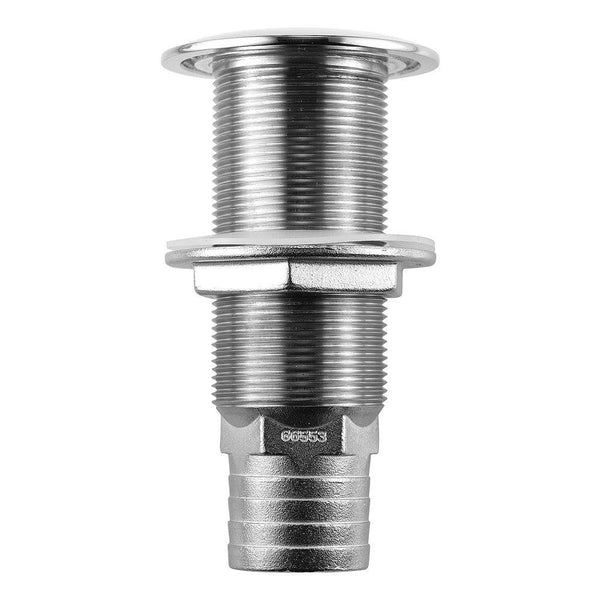 Attwood Stainless Steel Scupper Valve Barbed - 1-1/2" Hose Size [66553-3] - Essenbay Marine