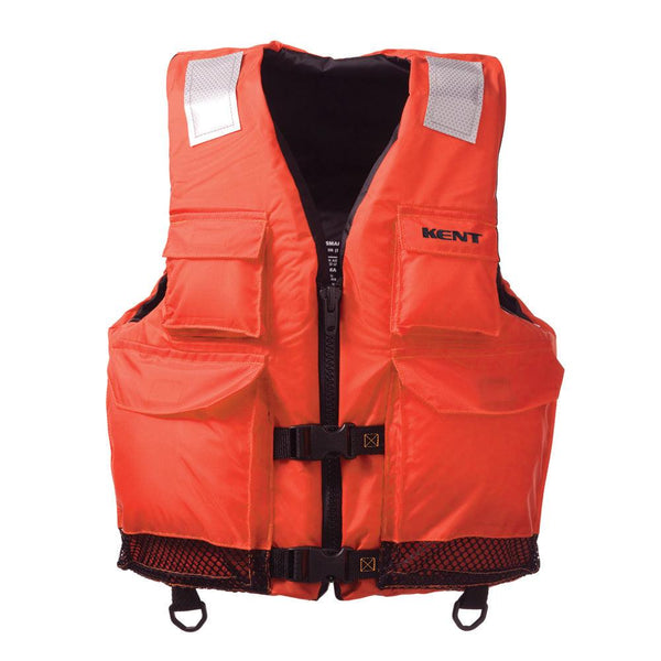 Kent Elite Dual-Sized Commercial Vest - 4XL/7XL - Orange [150200-200-110-23] - Essenbay Marine