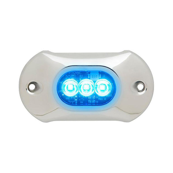 Attwood LightArmor HPX Underwater Light - 3 LED  Blue [66UW03B-7] - Essenbay Marine
