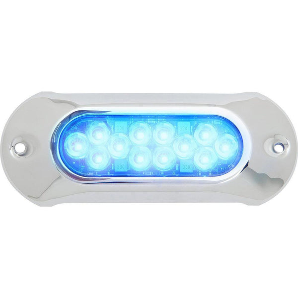 Attwood LightArmor HPX Underwater Light - 12 LED  Blue [66UW12B-7] - Essenbay Marine