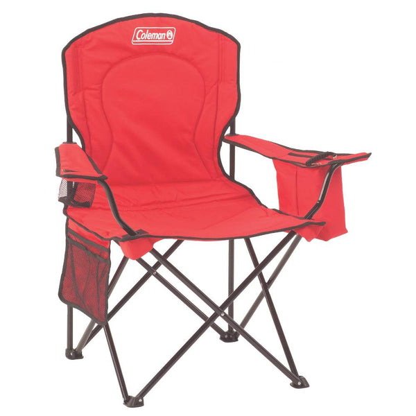 Coleman Cooler Quad Chair - Red [2000035686] - Essenbay Marine
