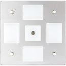 Sea-Dog Square LED Mirror Light w/On/Off Dimmer - White  Blue [401840-3] - Essenbay Marine