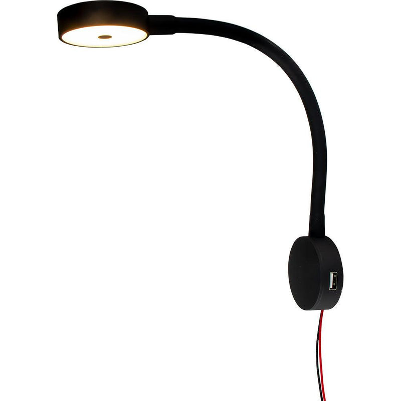 Sea-Dog LED Flex Neck Day/Night Light w/USB Socket - Red  White Light [404939-3] - Essenbay Marine