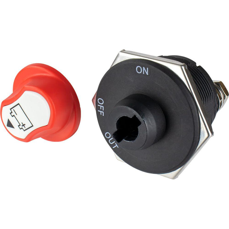 Sea-Dog Mini Battery Switch Key w/Removable Knob - 32V  300A [422730-1] - Essenbay Marine