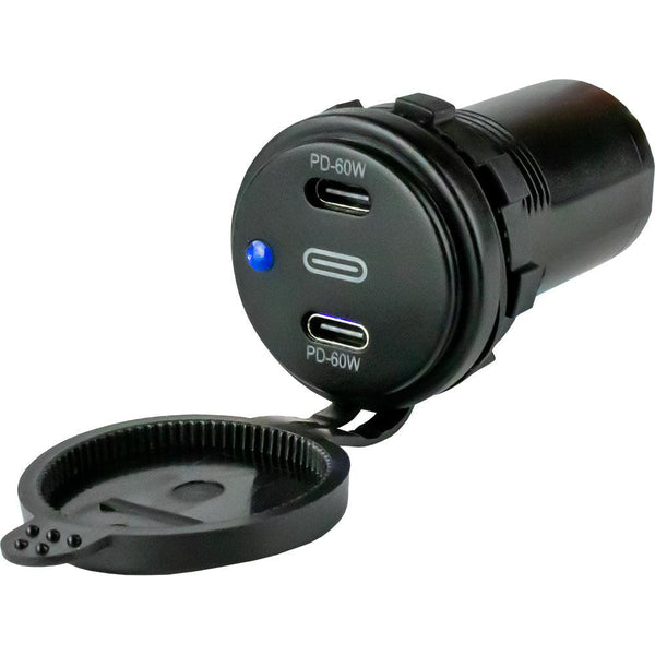 Sea-Dog Dual USB-C Power Socket [426522-1] - Essenbay Marine