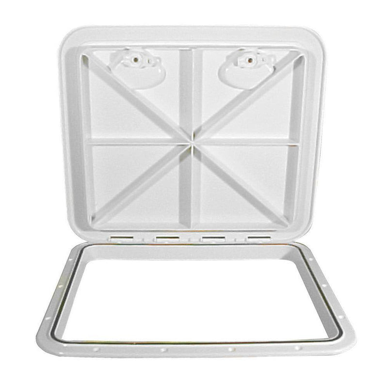 Beckson 18x21 Rectangular Hatch - White - ASA Material Acrylonitrile Styrene Acrylate [HT1821AW] - Essenbay Marine