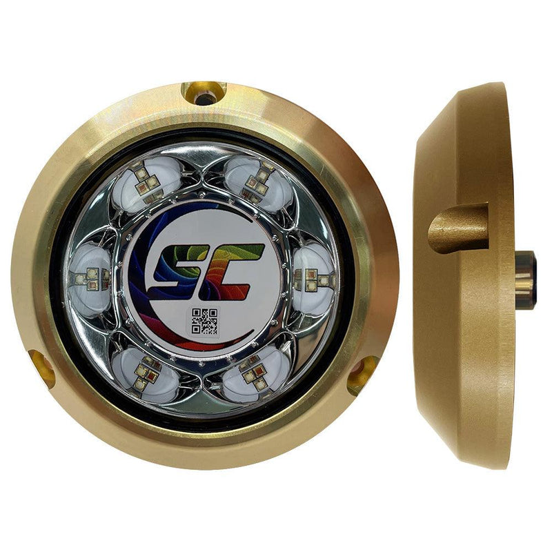 Shadow-Caster SC3 Series CC (Full Color Change) Bronze Surface Mount Underwater Light [SC3-CC-BZSM] - Essenbay Marine