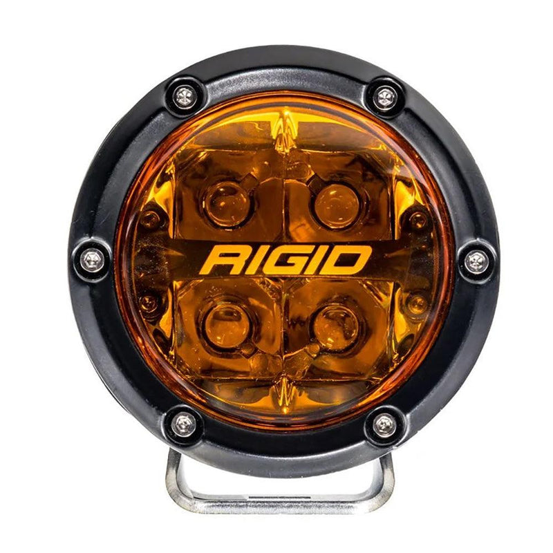 RIGID Industries 360 Series 4" Spot w/Amber Pro Lens - Pair [36123] - Essenbay Marine
