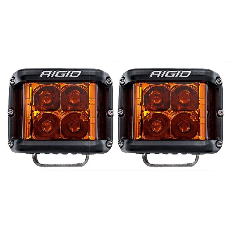 RIGID Industries D-SS Spot w/Amber Pro Lens - Pair [262214] - Essenbay Marine