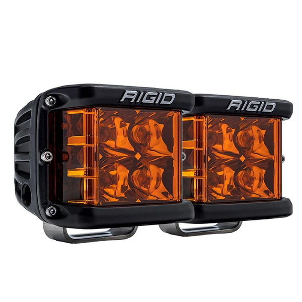 RIGID Industries D-SS Spot w/Amber Pro Lens - Pair [262214] - Essenbay Marine