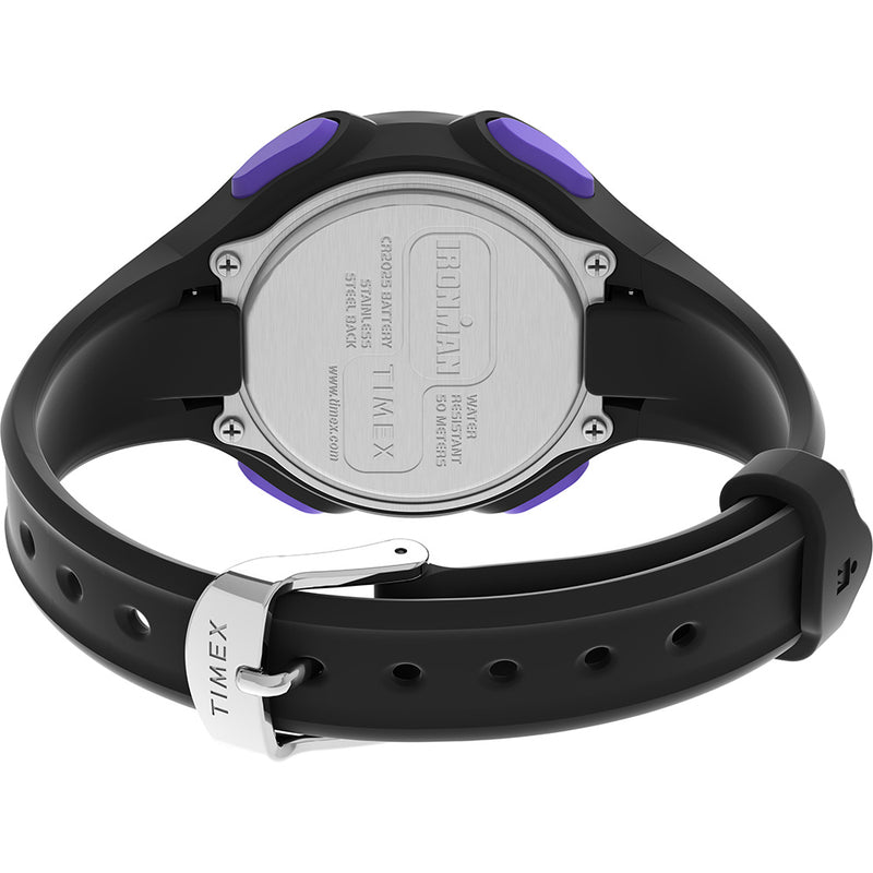 Timex Ironman Womens Essentials 30 - Black Case - Purple Button [TW5M55200] - Essenbay Marine