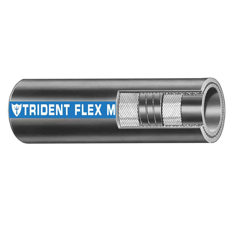 Trident Marine 1-1/2" x 50 Coil - Flex Marine Wet Exhaust  Water Hose - Black [250-1126] - Essenbay Marine