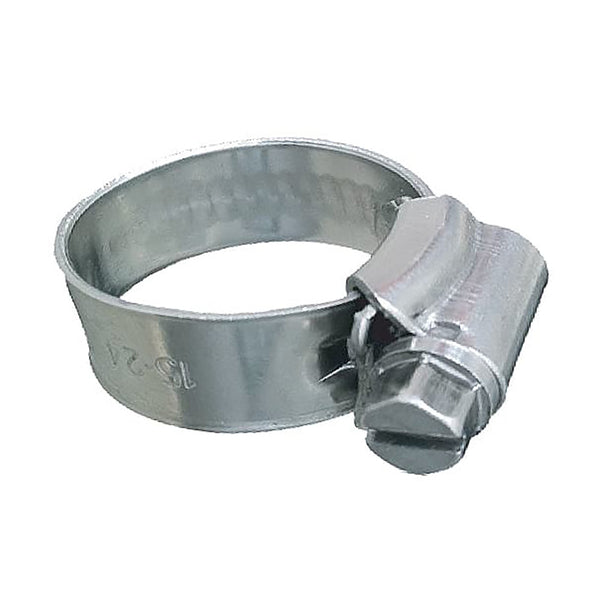 Trident Marine 316 SS Non-Perforated Worm Gear Hose Clamp - 3/8" Band Range - (5/16"  9/16") Clamping Range - 10-Pack - SAE Size 3 [705-0141] - Essenbay Marine