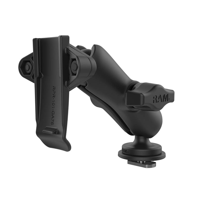 RAM Mount RAM Track Ball Double Ball Mount w/Garmin Spine Clip Holder [RAP-B-202-GA76-TRA1U] - Essenbay Marine