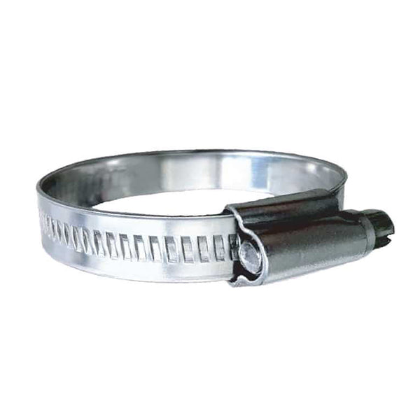 Trident Marine 316 SS Non-Perforated Worm Gear Hose Clamp - 15/32" Band Range - (1-1/4" 1-3/4") Clamping Range - 10-Pack - SAE Size 20 [710-1141] - Essenbay Marine