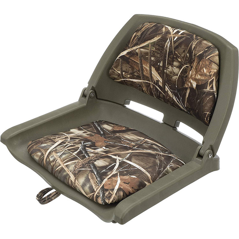 Attwood Swivl-Eze Padded Flip Seat - Camo [98391GNMX] - Essenbay Marine