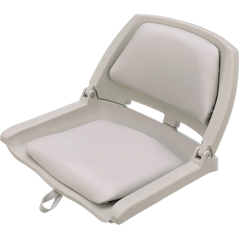 Attwood Swivl-Eze Padded Flip Seat - Grey [98391GY] - Essenbay Marine