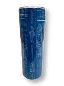 Essenbay Marine Insulated Drinking Cup w/ Straw - Blueprint - Essenbay Marine