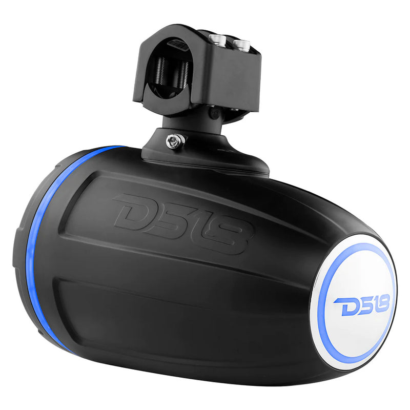 DS18 HYDRO 1.75" Driver Wakeboard Pod Tower Speaker w/Integrated RGB LED Lights - Black - 900W [NXL-XDT/BK] - Essenbay Marine