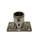 Marine Hardware  7/8" 90 Degree Rectangle SS Base Rail Fitting SSFB66041 - Essenbay Marine