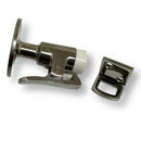 Marine Hardware Door Stop & Holder White Bumper 2-1/2" 316SS SSDS90000-W - Essenbay Marine