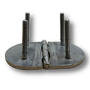 Marine Hardware Stainless Steel Flush Mount Hinge 2-1/2" X 4" SSHN66501 - Essenbay Marine