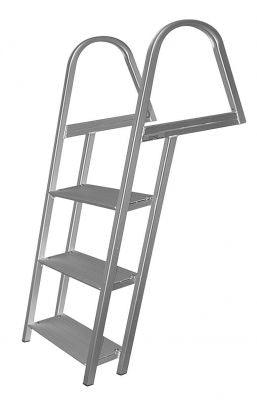 JIF Marine ASE 3-Step Anodized Aluminum Ladder With Mounting Hardware - Essenbay Marine