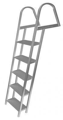 JIF Marine ASH2 5-Step Anodized Aluminum Ladder With Mounting Hardware - Essenbay Marine