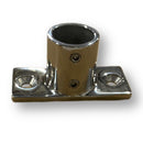 Marine Hardware 90° .88"  Rectangle Tube Base, 3" x 1.25",  316SS SSFB66194 - Essenbay Marine